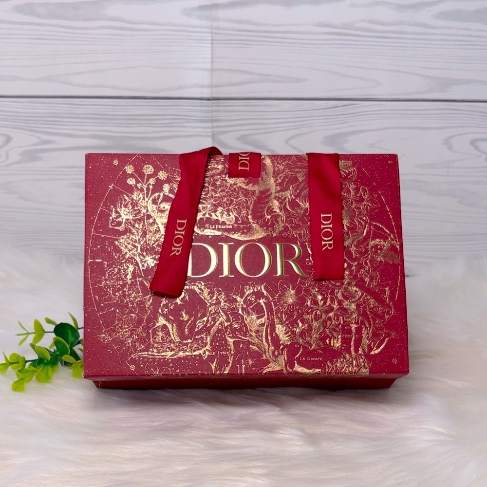 Dior Lunar New Year Holiday Gift Bag‎ With Ribbon